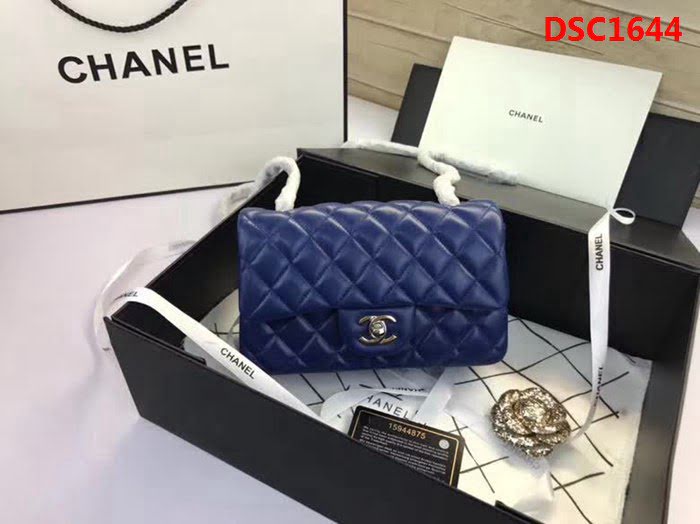 香奈兒CHANEL 升級版A1116m全新經典金銀鏈條單肩斜挎包 DSC1644