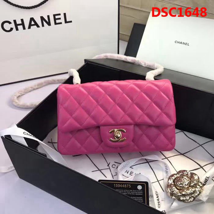 香奈兒CHANEL 升級版A1116m全新經典金銀鏈條單肩斜挎包 DSC1648