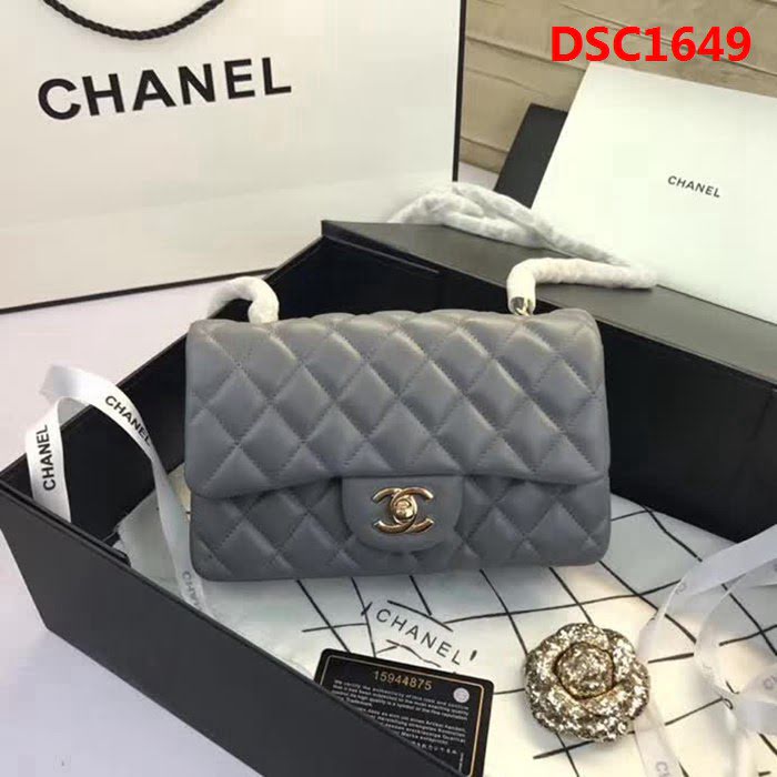 香奈兒CHANEL 升級版A1116m全新經典金銀鏈條單肩斜挎包 DSC1649