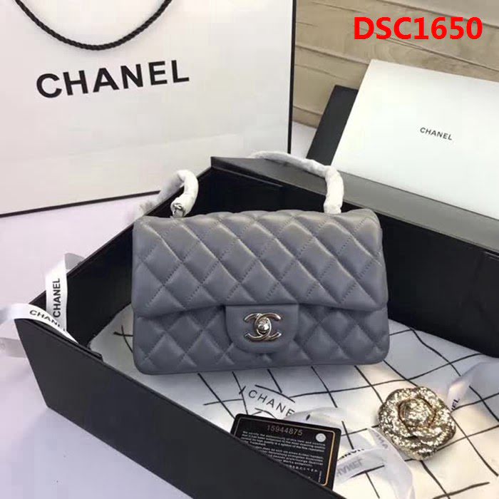 香奈兒CHANEL 升級版A1116m全新經典金銀鏈條單肩斜挎包 DSC1650