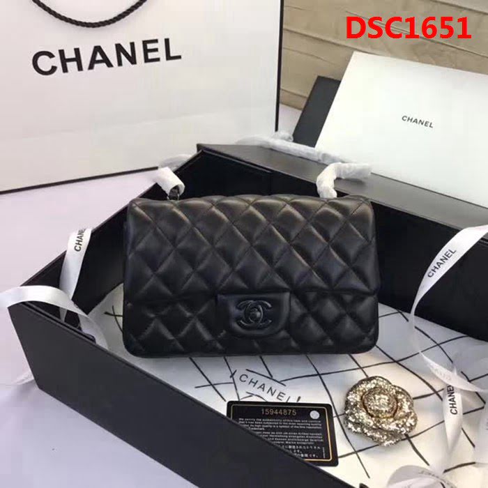 香奈兒CHANEL 升級版A1116m全新經典金銀鏈條單肩斜挎包 DSC1651