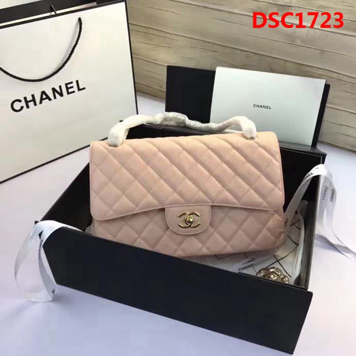 香奈兒CHANEL 升級版A1113全新經典小羊皮金銀鏈條單肩斜挎包 DSC1723