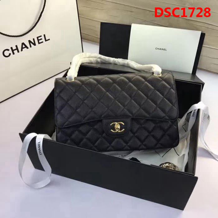 香奈兒CHANEL 升級版A1113全新經典小羊皮金銀鏈條單肩斜挎包 DSC1728