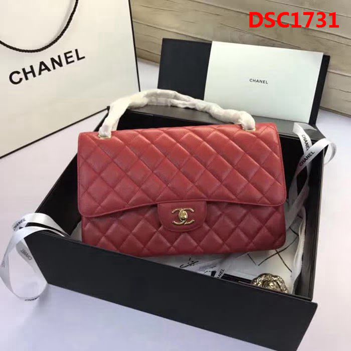 香奈兒CHANEL 升級版A1113全新經典小羊皮金銀鏈條單肩斜挎包 DSC1731