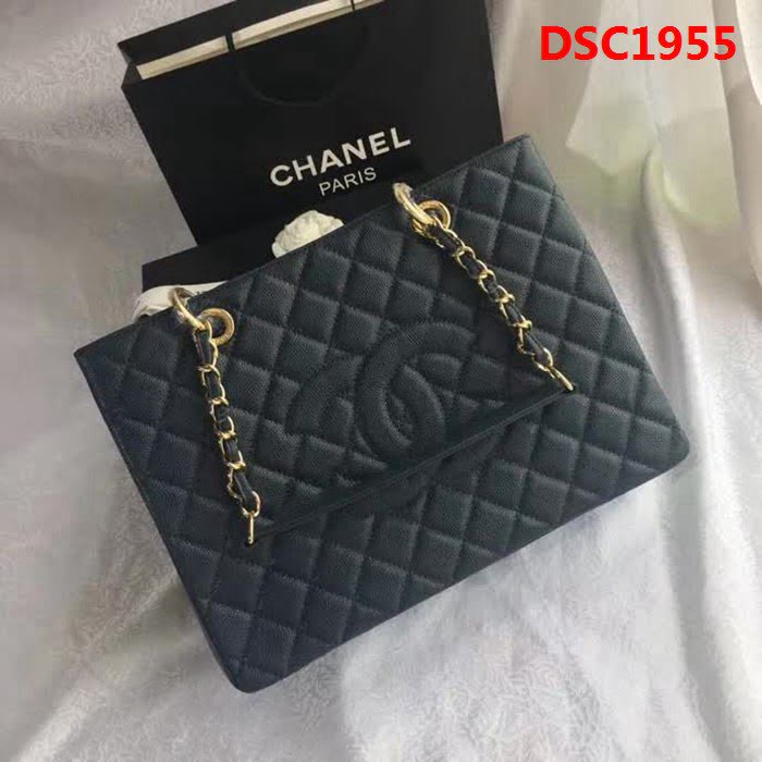 香奈兒CHANEL 50995 經典系列 魚子醬牛皮方形風格雙鏈條包 DSC1955