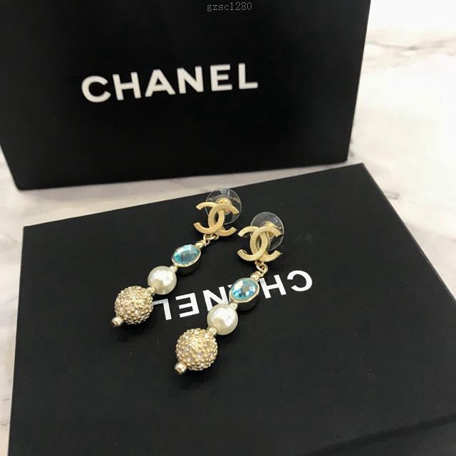 chanel耳環 香奈兒早春新款 S925純銀針 經典百搭 昆蟲耳環  gzsc1280