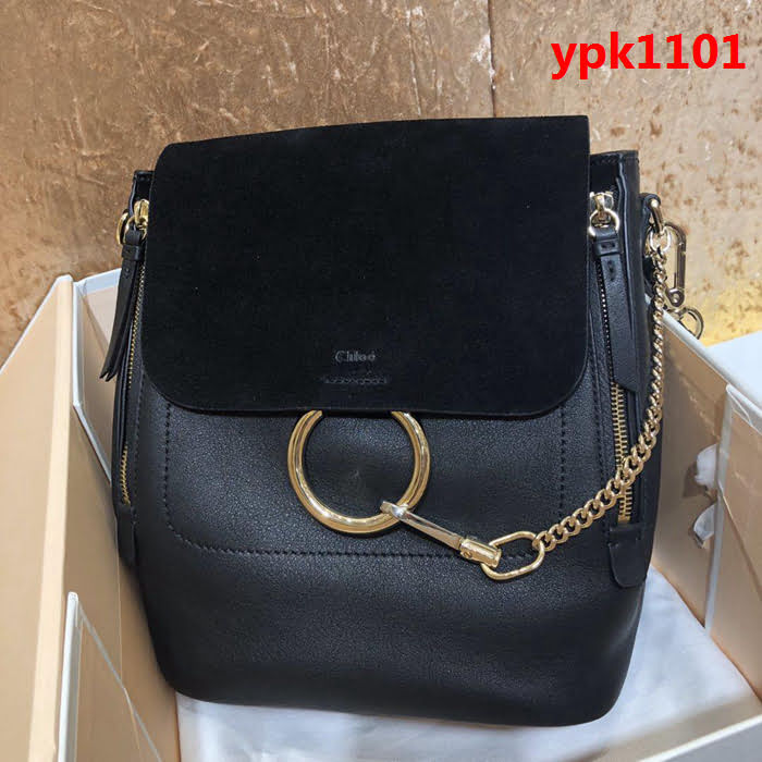 Chloe克洛伊 法國Chloe Faye backpack 海外原單 時尚百搭雙肩包 1192  ypk1101