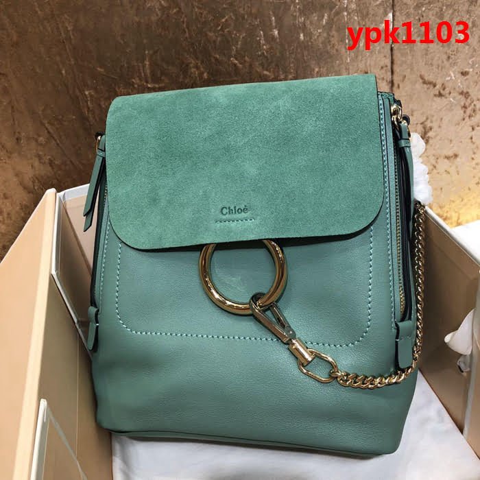 Chloe克洛伊 法國Chloe Faye backpack 海外原單 時尚百搭雙肩包 1192  ypk1103