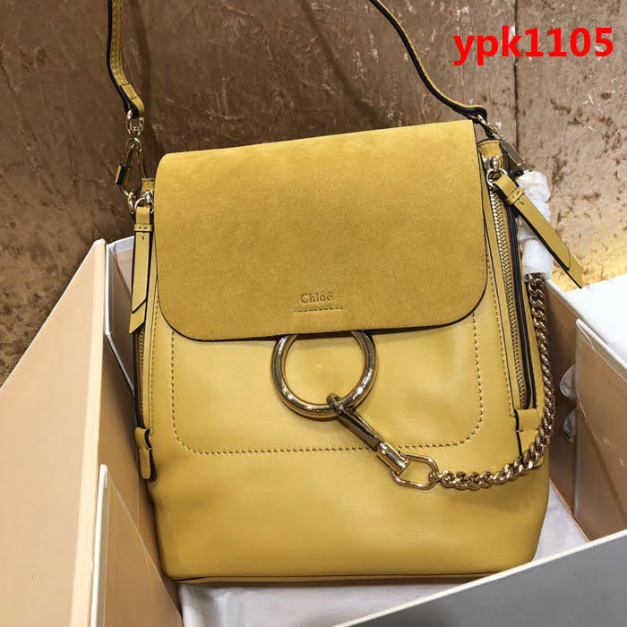 Chloe克洛伊 法國Chloe Faye backpack 海外原單 時尚百搭雙肩包 1192  ypk1105