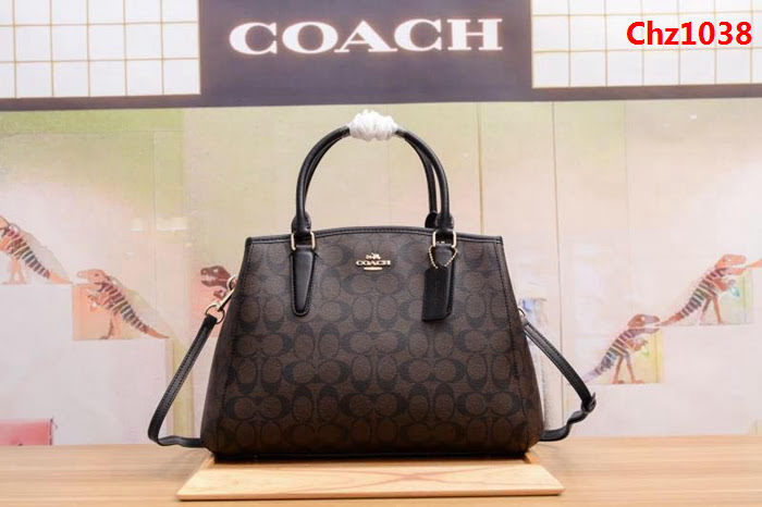 COACH蔻馳 最新款 C家戴妃拼色 單肩斜挎女包 F57492 今年的流行系列  Chz1038