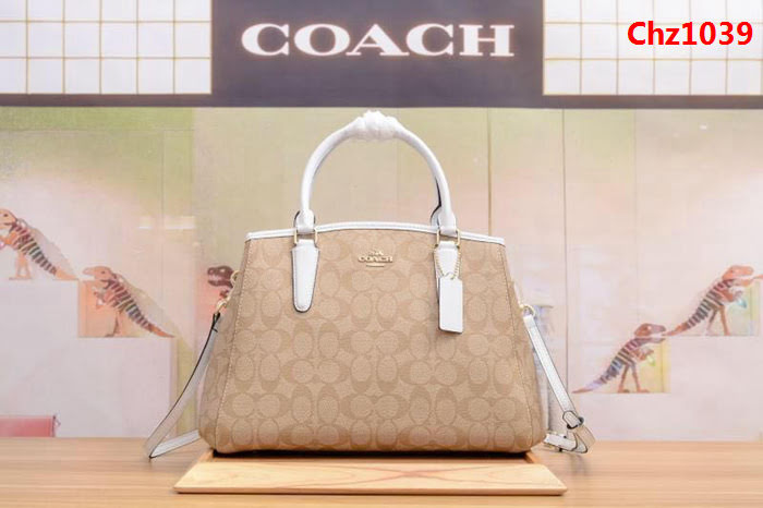 COACH蔻馳 最新款 C家戴妃拼色 單肩斜挎女包 F57492 今年的流行系列  Chz1039