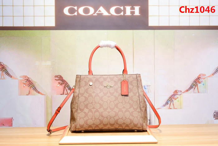 COACH蔻馳 56727 多功能貴婦包 包身有型 經典coach大c紋  Chz1046