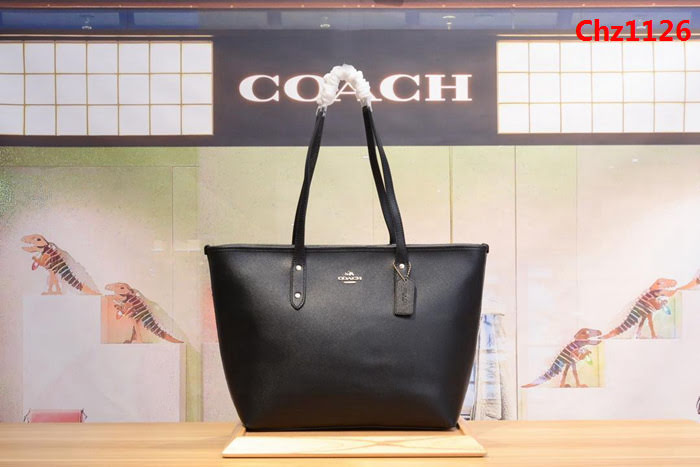 COACH蔻馳 全皮包 原單級別 頭層牛皮Coach全皮購物袋 37266 手提斜挎包  Chz1126