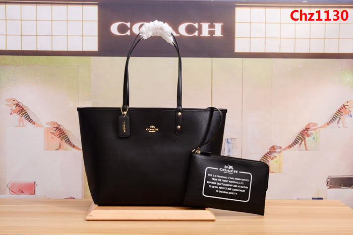 COACH蔻馳 美國正品代購36609 雙面用購物袋 兩個包 內置手腕帶 真皮手提斜挎包  Chz1130