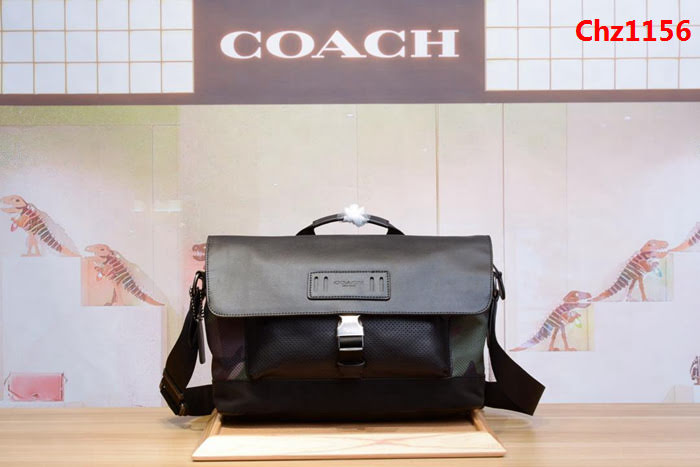 COACH蔻馳 原單頭層 coach29024 迷彩拼色 郵差翻蓋單肩斜挎包包  Chz1156