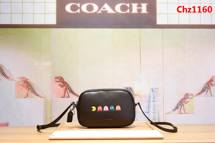 COACH蔻馳 新款 吃豆人雙拉相機包 55743 迷你斜挎包  Chz1160