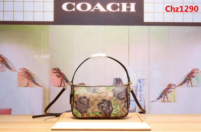 COACH蔻馳 專櫃同步 新料印花斜挎包 時尚百搭款 手提肩背包  Chz1290