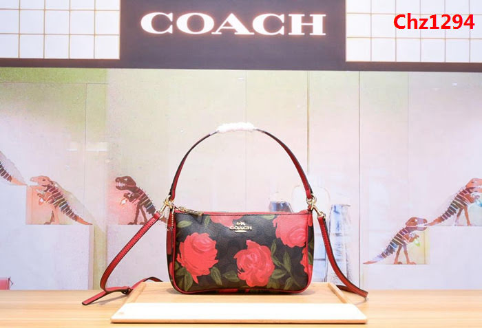 COACH蔻馳 專櫃同步 新料印花斜挎包 時尚百搭款 手提肩背包  Chz1294