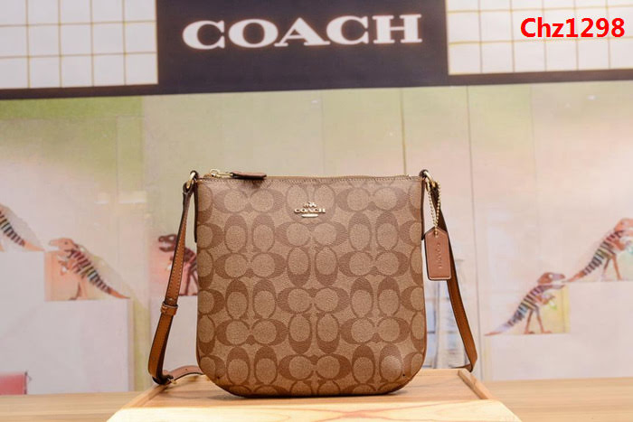 COACH蔻馳 原單正品 35940 新款 頭層牛皮斜挎小包  Chz1298