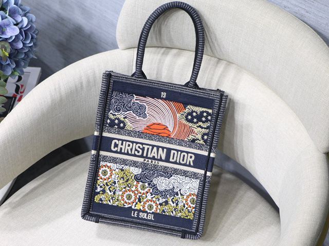 Dior包 迪奧Mini book tote豎版塔羅牌系列 Dior手提包 Dior手腕包  Dyd1127