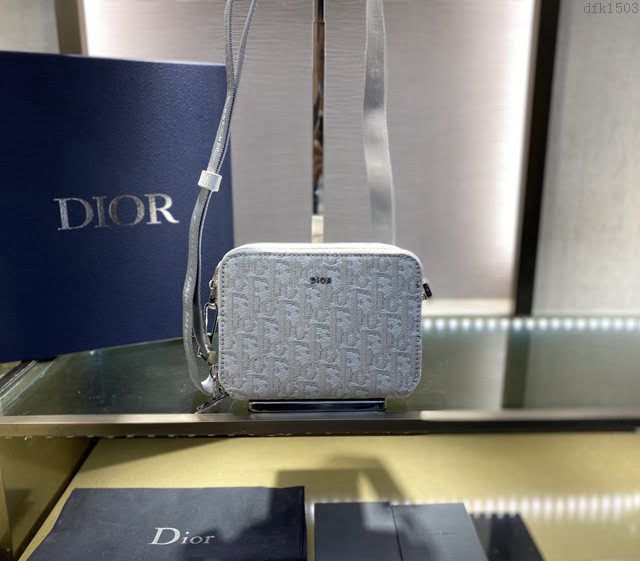 Dior男女同款包 迪奧ESSENTIALS立體刺繡相機包 Dior肩背斜挎包  dfk1503