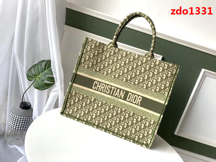 DIOR迪奧 Book Tote 復古風 手提購物包  zdo1331