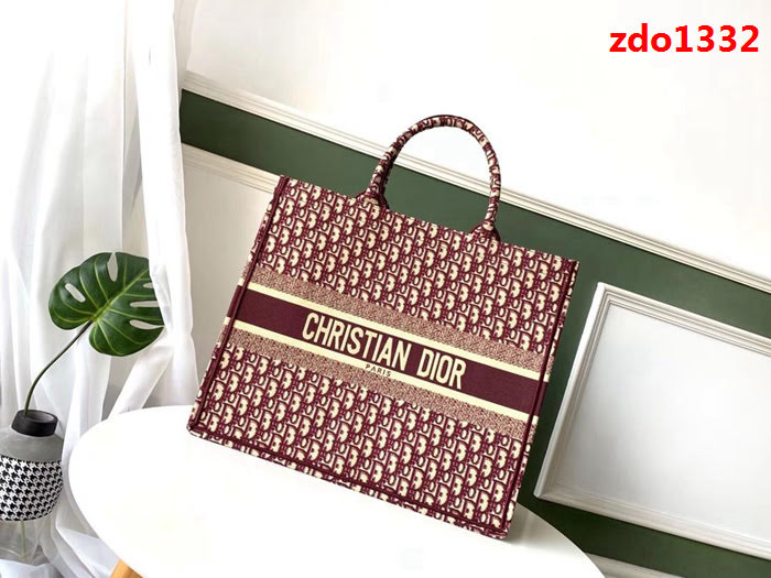 DIOR迪奧 Book Tote 復古風 手提購物包  zdo1332