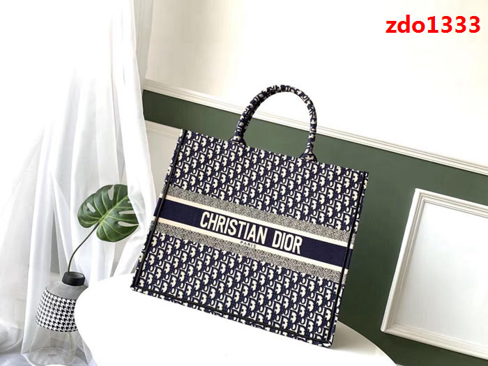 DIOR迪奧 Book Tote 復古風 手提購物包  zdo1333