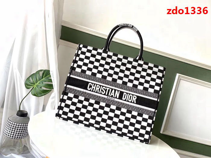 DIOR迪奧 Di0r Book Tote 經典款 復古風購物袋 休閒時尚  zdo1336