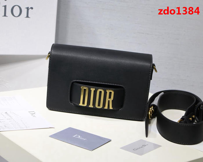 DIOR迪奧 原單精品 DIOR牛皮翻蓋式手提包 可手提肩背斜挎  zdo1384