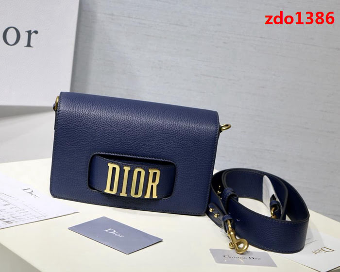 DIOR迪奧 原單精品 DIOR牛皮翻蓋式手提包 可手提肩背斜挎  zdo1386