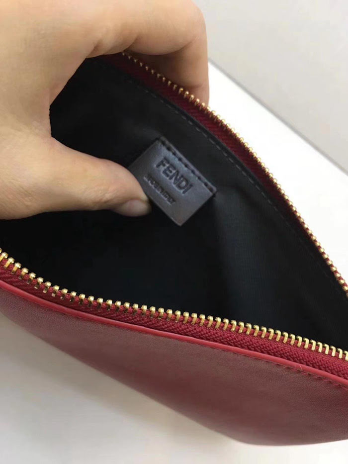 FENDI芬迪 手包 一套三個不同尺寸 進口牛皮 手拿包  fd1221
