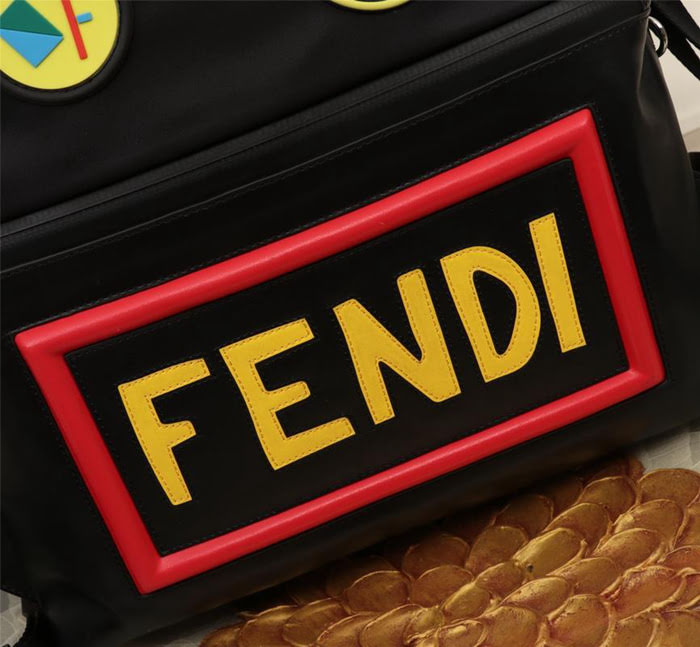FENDI芬迪 原單新款 FENDI 2017年時尚走秀款 男士背包 兩用款 可雙肩背 可手提  fd1336