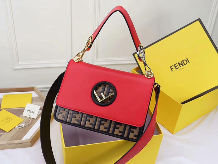 FENDI芬迪 獨家膠囊系列 FF Logo Mania 可肩背手提 8806壓印系列  fd1358