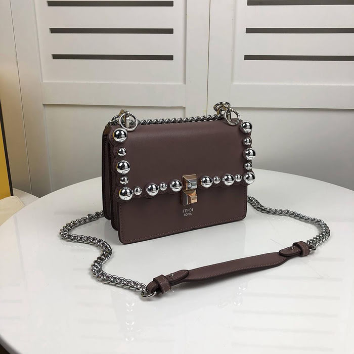 FENDI芬迪 小號 Fendi 2018 秋冬新款 Kani翻蓋式手袋 可斜背亦可手提 088  fd1467