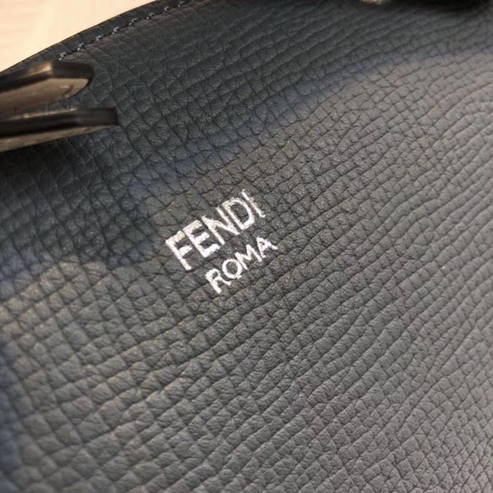 FENDI芬迪 頂級原單 BY THE WAY 波士頓手提包 雙手挽和飾牌 雙色織帶寬肩帶 124M80  fd1603