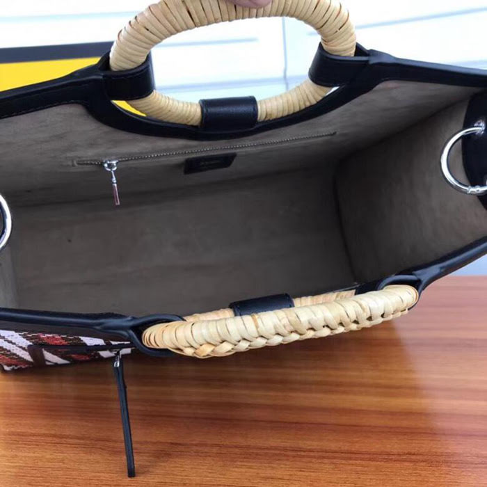 FENDI芬迪 大新款 FENDI KAN I F手工編織系列 手提 斜挎雙用 8832  fd1644