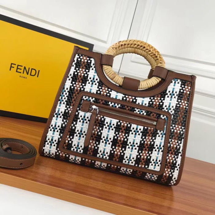 FENDI芬迪 FENDI KAN I F手工編織系列 手提 斜挎雙用 8831  fd1647