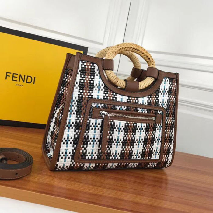 FENDI芬迪 FENDI KAN I F手工編織系列 手提 斜挎雙用 8831  fd1647