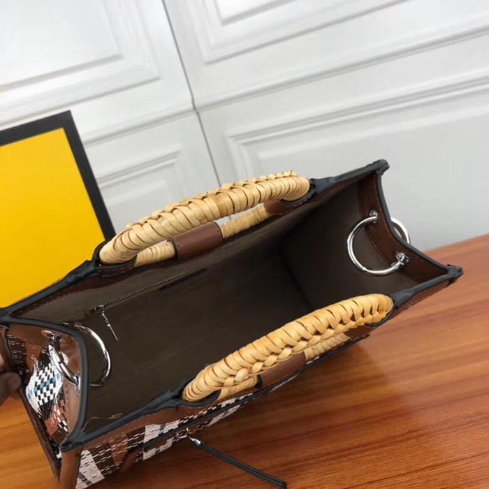 FENDI芬迪 FENDI KAN I F手工編織系列 手提 斜挎雙用 8831  fd1647