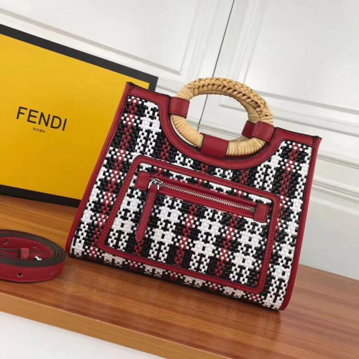 FENDI芬迪 FENDI KAN I F手工編織系列 手提 斜挎雙用 8831  fd1649