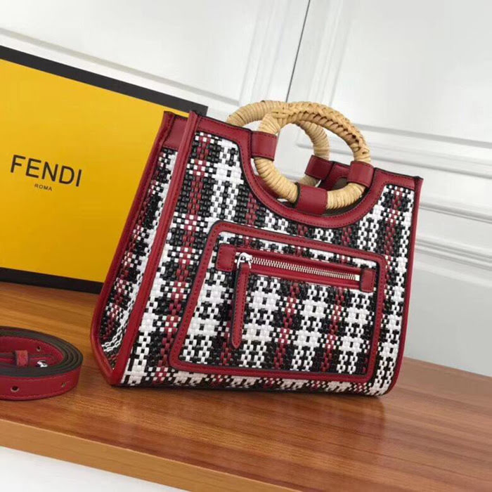 FENDI芬迪 FENDI KAN I F手工編織系列 手提 斜挎雙用 8831  fd1649