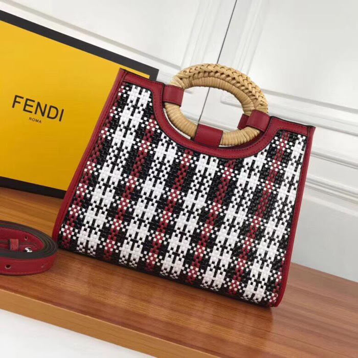 FENDI芬迪 FENDI KAN I F手工編織系列 手提 斜挎雙用 8831  fd1649