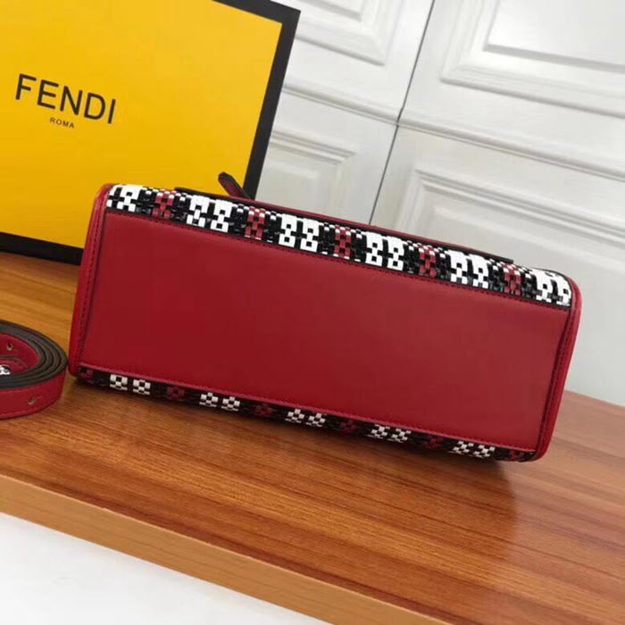 FENDI芬迪 FENDI KAN I F手工編織系列 手提 斜挎雙用 8831  fd1649