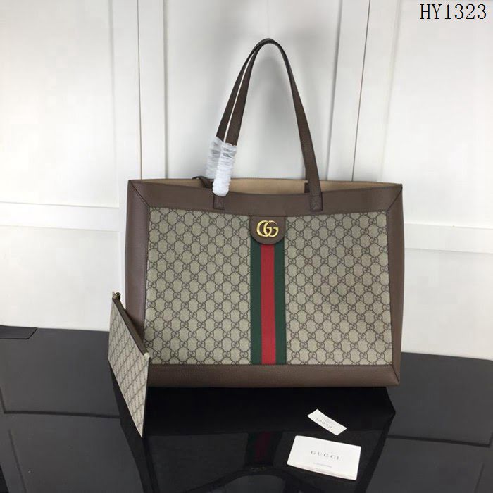 GUCCI古馳 新款 專櫃品質 原單 547947啡 女款手提袋HY1323