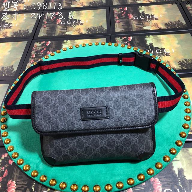 Gucci包 古馳女包 598113 G家新款 gucci腰包  gudj1028