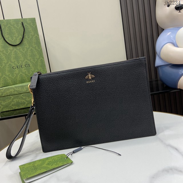 Gucci專櫃古馳最新款Marmont系列手拿包男士手包 jh2234型號：523684