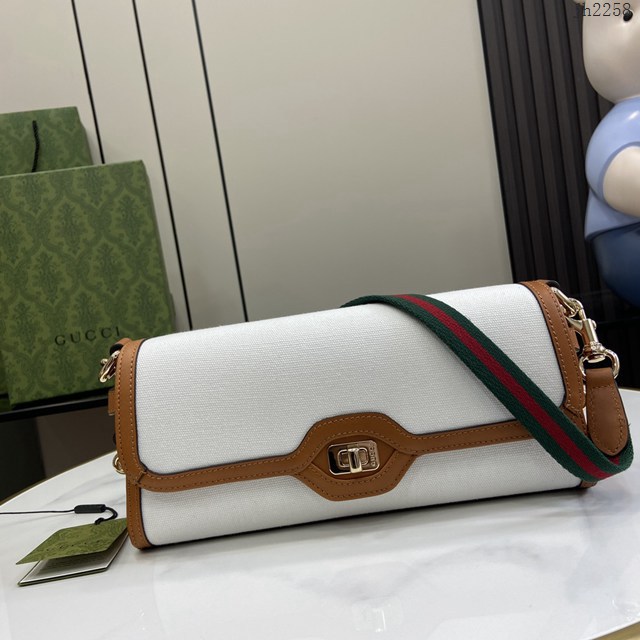 Gucci專櫃古馳最新款Luce系列小號肩背包 jh2258型號：786027