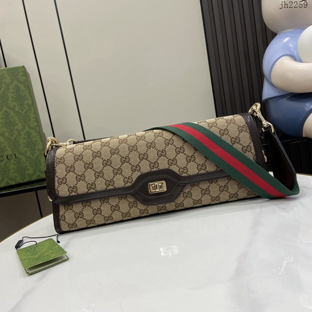 Gucci專櫃古馳最新款Luce系列中號肩背包 jh2259型號：786022