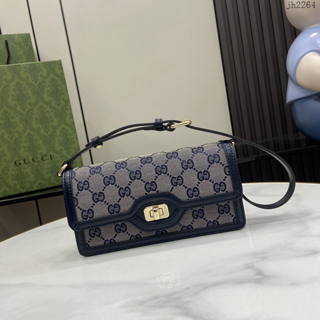 Gucci專櫃古馳最新款Luce系列迷你肩背包 jh2264型號：790038